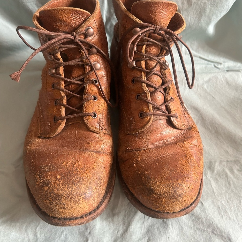 Wolverine Distressed Brown/Bronze Leather Ankle Boots